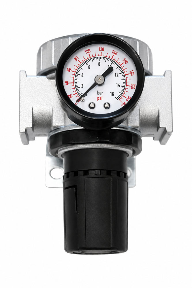 Pneumatic Air Regulator with Gauge 1/2" FPT